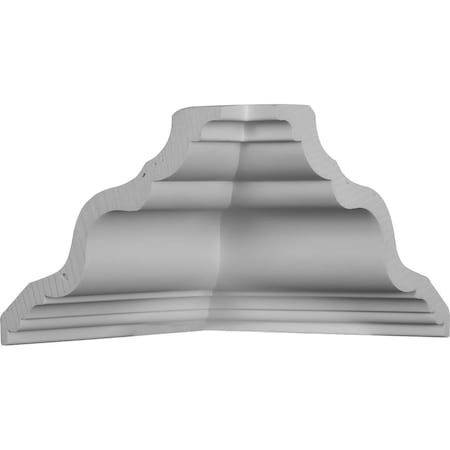 Ekena Millwork 6 3/8"P x 5 5/8"H Inside Corner Moulding (matches moulding MLD05X06X08VE) MIC05X06VE